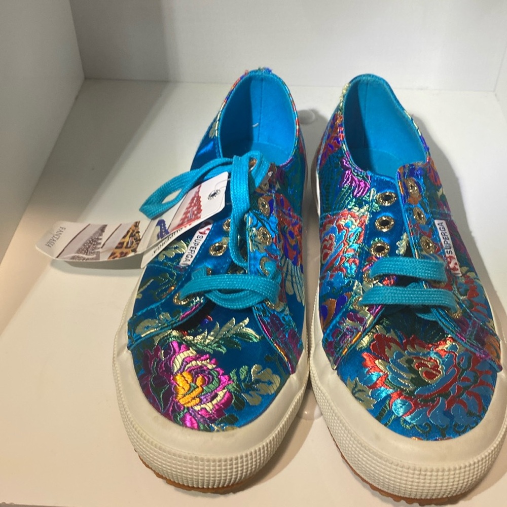 Superga Women’s Turquoise Korelaw Canvas Shoes Size 6 1/2